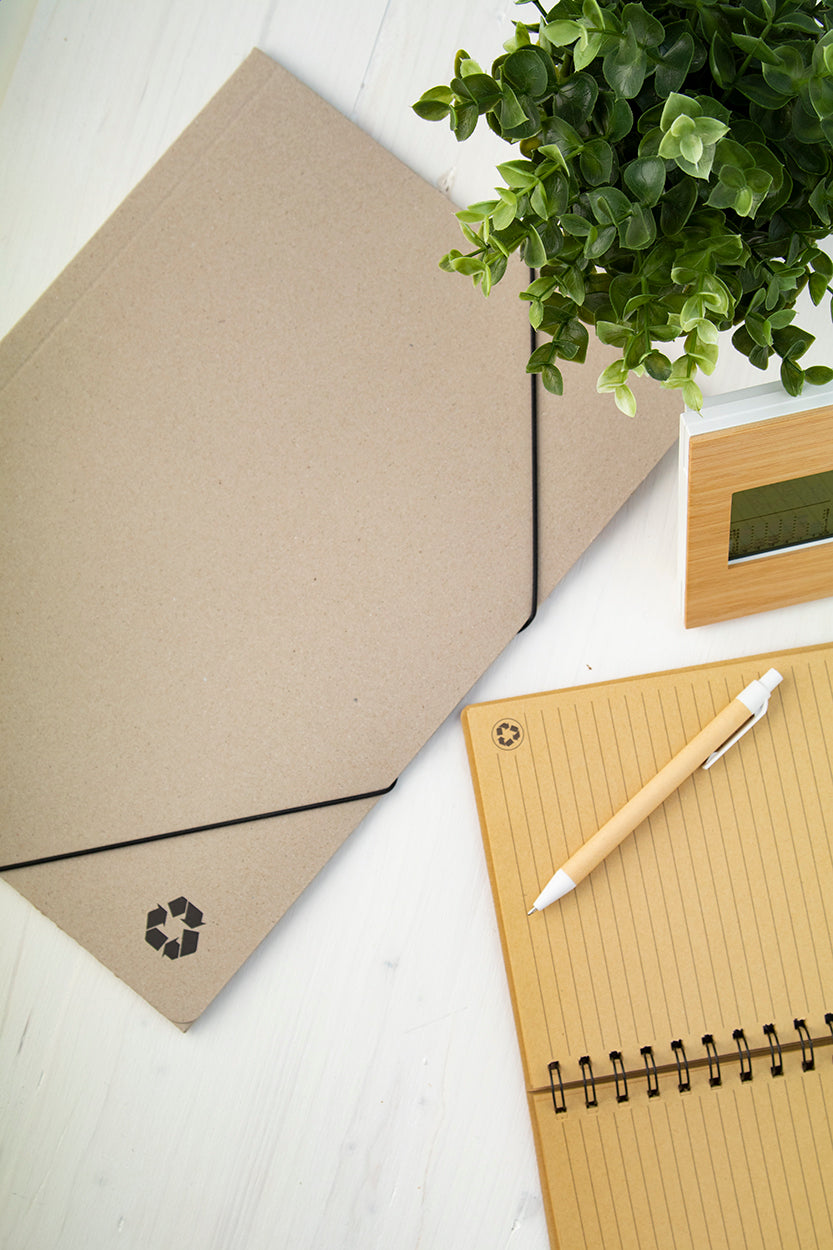 Ecodoc újrahasznosított papír mappa natúr – Dekormunka – további kép 3