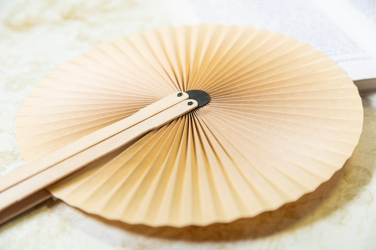 Lolli papír legyező natúr – Dekormunka – további kép 5