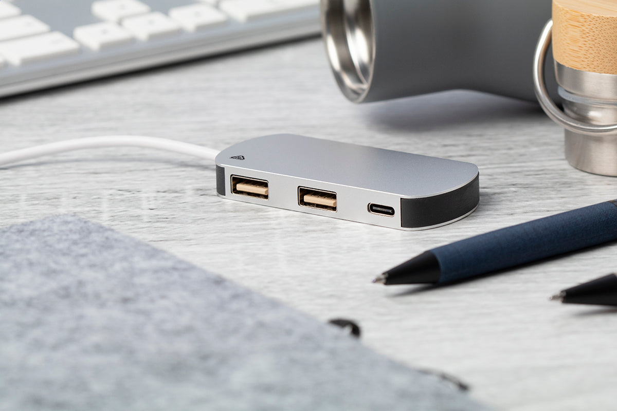 Raluhub újrahasznosított alumínium USB hub ezüst – Dekormunka – további kép 4