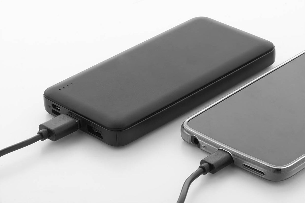 Rabobank XL újrahasznosított ABS power bank fekete – Dekormunka – további kép 6
