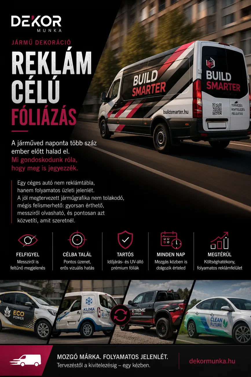 Jármű Dekoráció Reklám Célú Fóliázás