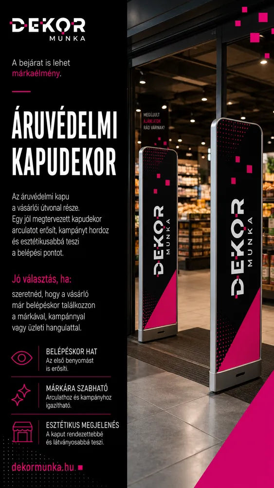 Bolti dekoráció és POS display megoldások