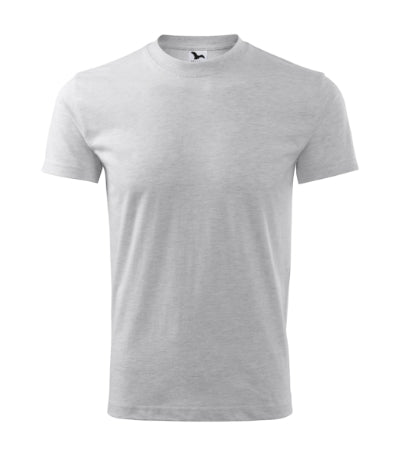 Classic - Póló unisex - világosszürke melírozott