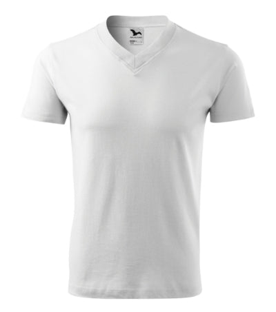 V-neck - Póló unisex - fehér