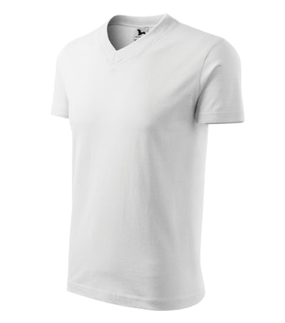 V-neck - Póló unisex - fehér