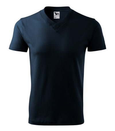 V-neck - Póló unisex - tengerészkék