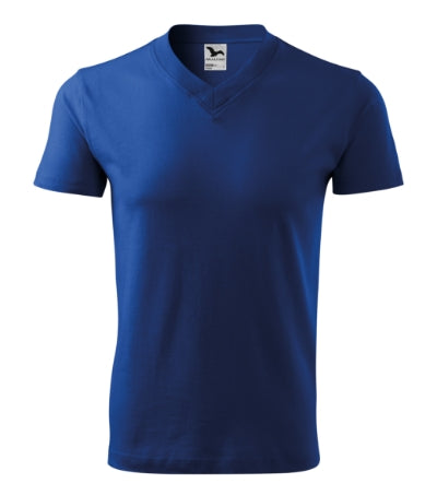 V-neck - Póló unisex - királykék