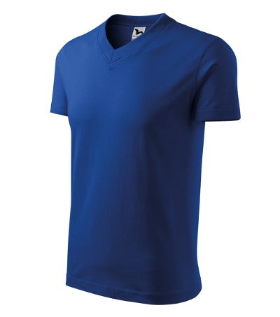V-neck - Póló unisex - királykék