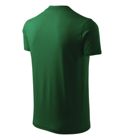 V-neck - Póló unisex - üvegzöld