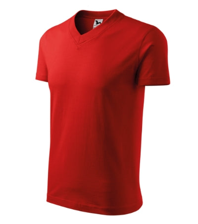 V-neck - Póló unisex - piros