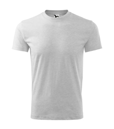Heavy - Póló unisex - világosszürke melírozott