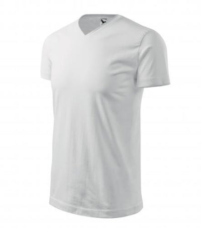 Heavy V-neck - Póló unisex - fehér