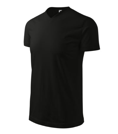 Heavy V-neck - Póló unisex - fekete