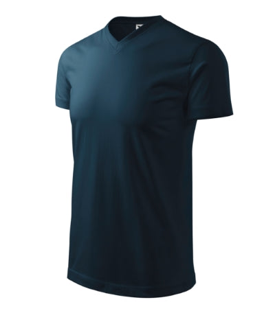 Heavy V-neck - Póló unisex - tengerészkék