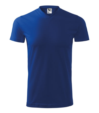 Heavy V-neck - Póló unisex - királykék