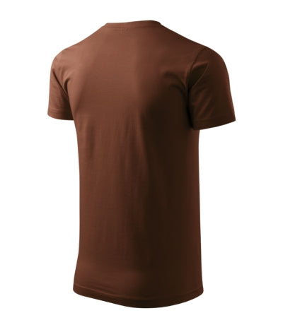 Basic - Póló férfi - csokoládébarna