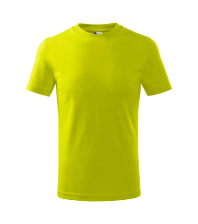 Basic - Póló gyerek - lime