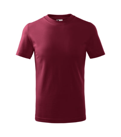 Basic - Póló gyerek - garnet