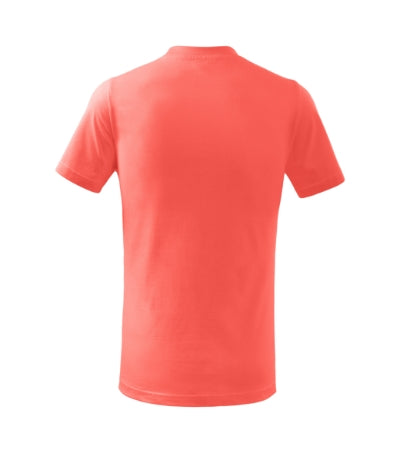 Basic - Póló gyerek - coral