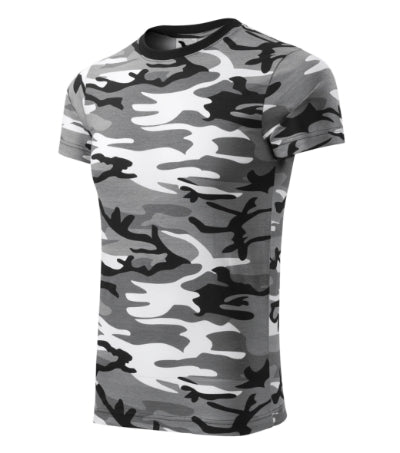 Camouflage - Póló unisex - szürke terepszín