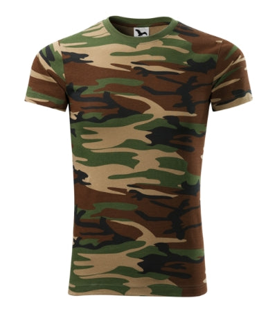 Camouflage - Póló unisex - barna terepszín
