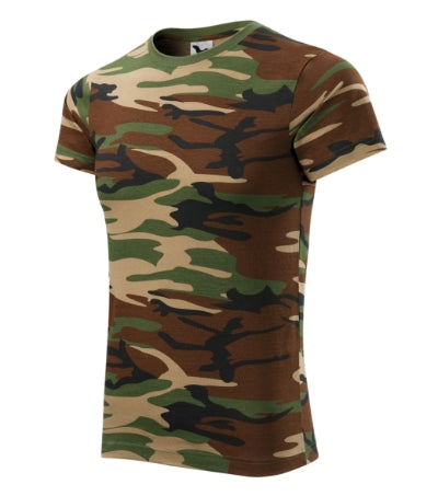 Camouflage - Póló unisex - barna terepszín