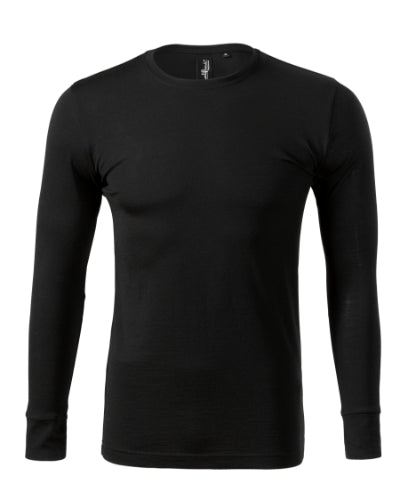 Merino Rise LS - Póló férfi - fekete