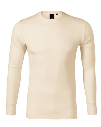 Merino Rise LS - Póló férfi - mandula