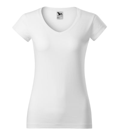 Fit V-neck - Póló női - fehér