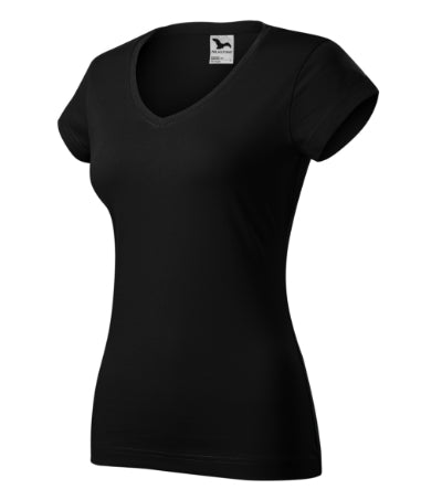 Fit V-neck - Póló női - fekete