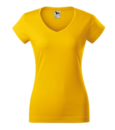 Fit V-neck - Póló női - sárga