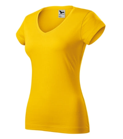 Fit V-neck - Póló női - sárga