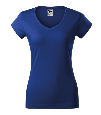 Fit V-neck - Póló női - királykék