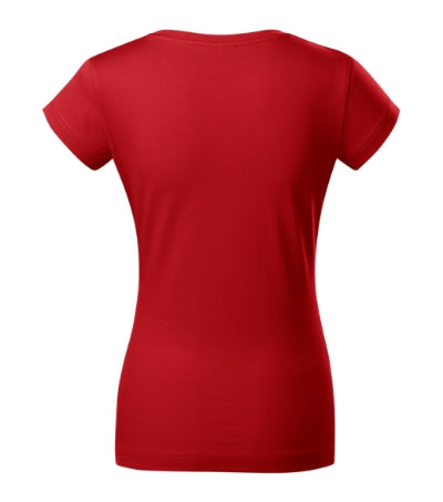 Fit V-neck - Póló női - piros