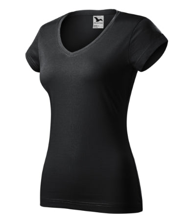 Fit V-neck - Póló női - ébenszürke