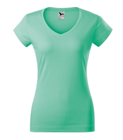 Fit V-neck - Póló női - menta