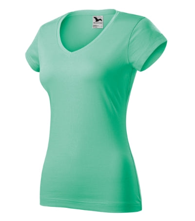 Fit V-neck - Póló női - menta
