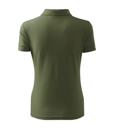 Pique Polo - Galléros póló női - khaki