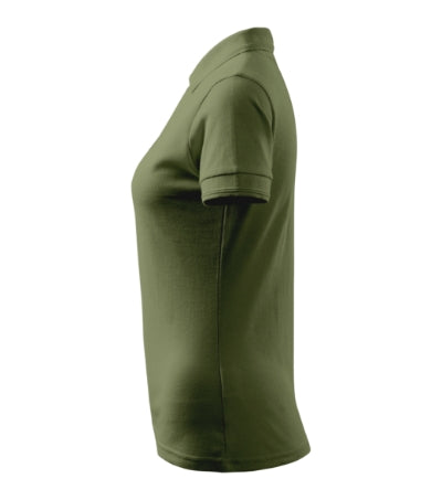 Pique Polo - Galléros póló női - khaki