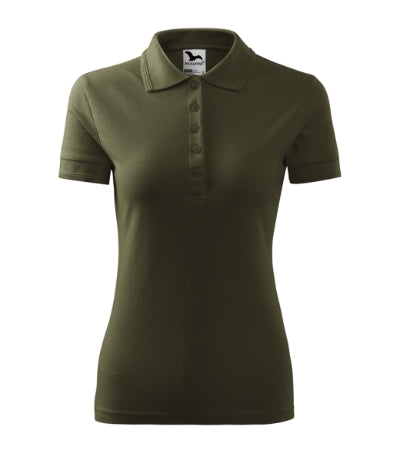 Pique Polo - Galléros póló női - military