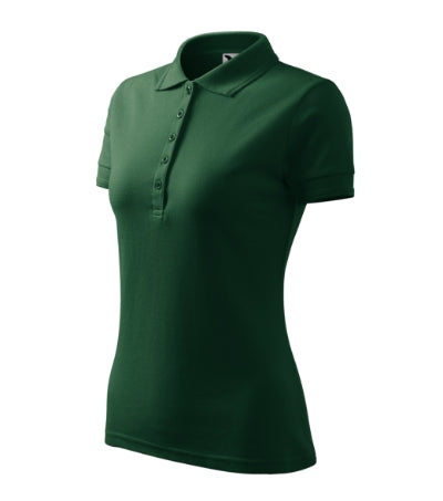 Pique Polo - Galléros póló női - dark green