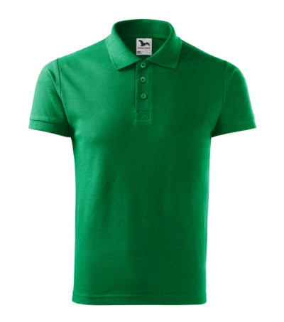 Cotton - Galléros póló férfi - fűzöld