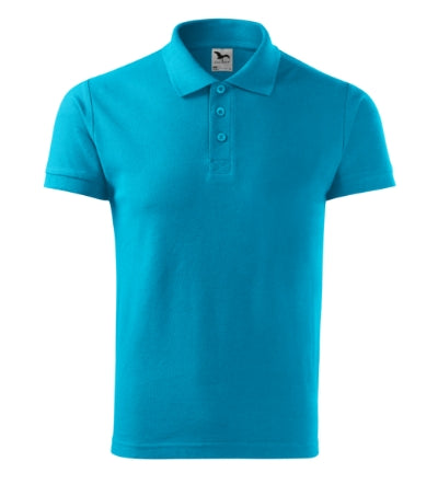 Cotton - Galléros póló férfi - türkiz