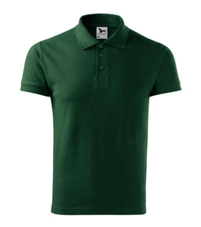Cotton - Galléros póló férfi - dark green