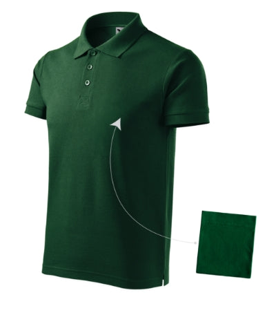 Cotton - Galléros póló férfi - dark green