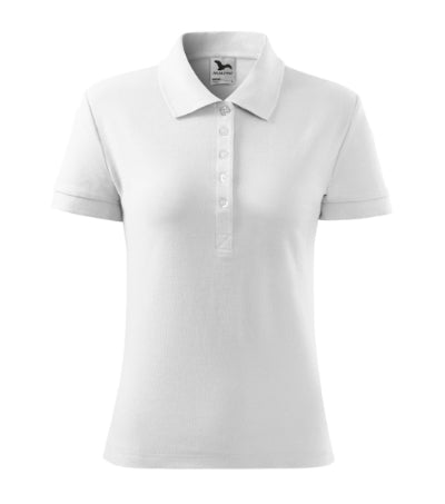 Cotton - Galléros póló női - fehér