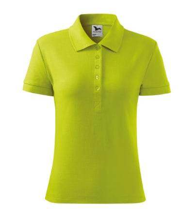 Cotton - Galléros póló női - lime
