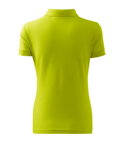 Cotton - Galléros póló női - lime