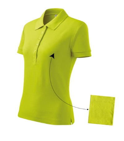 Cotton - Galléros póló női - lime