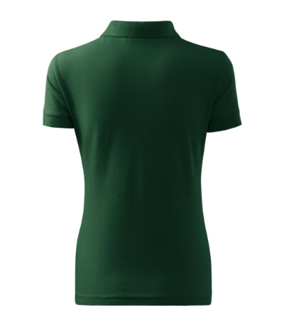 Cotton - Galléros póló női - dark green